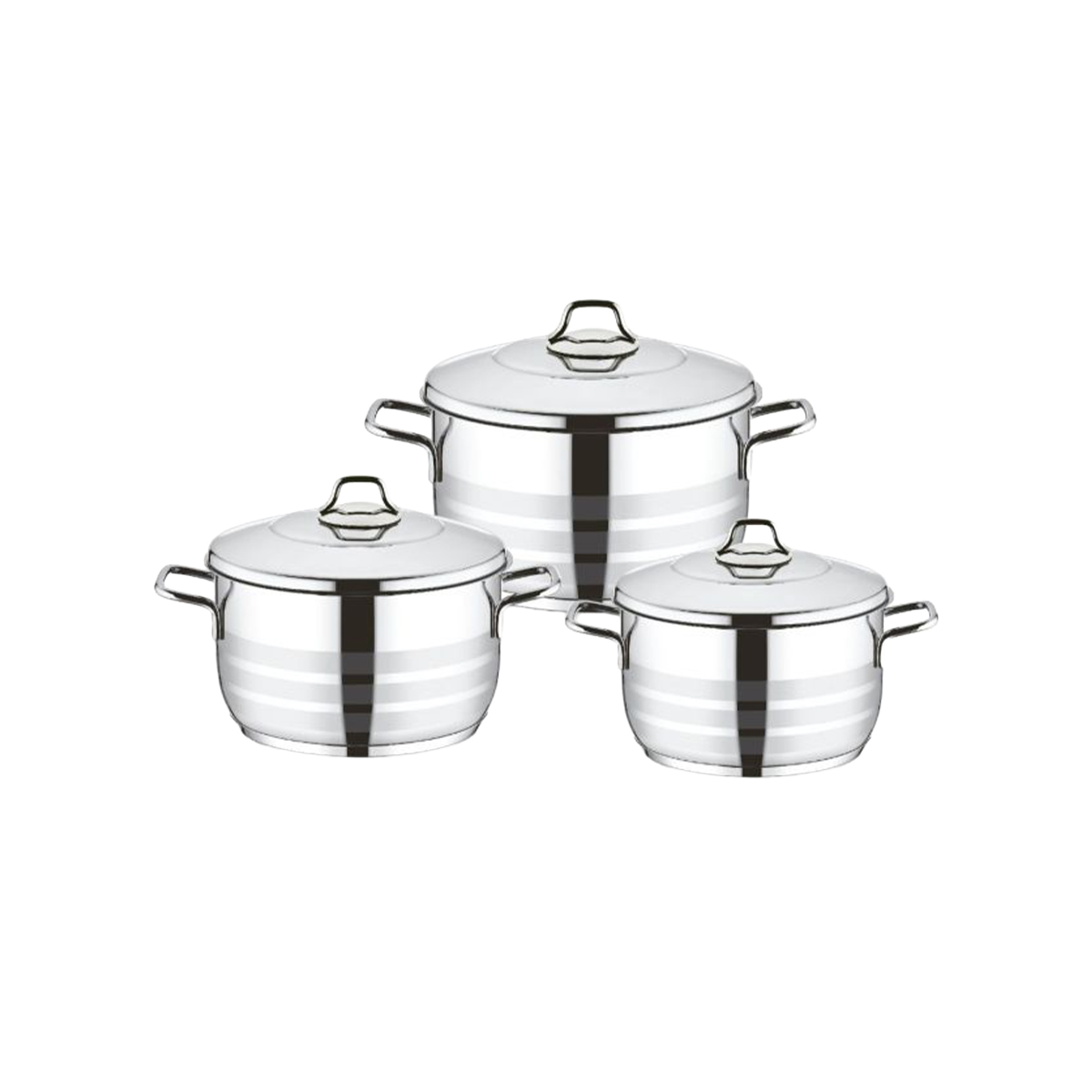 Vivaldi Stainless Steel Rose Set of 6 PCS