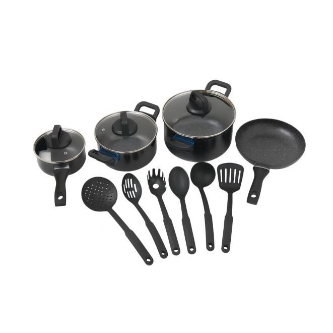 Mister Star Granite Cookware & Frying Pan Set 13 PCS