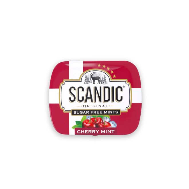 Scandic Sugar Free Mint Candy Cherry Flavour 14g