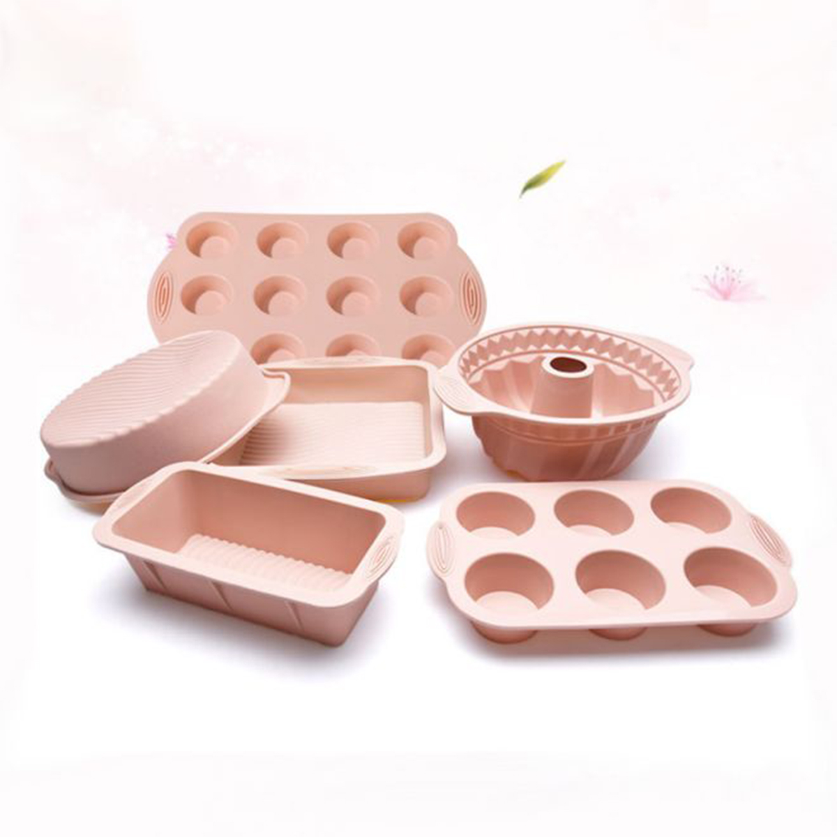 Silicone Cake Mold Set of 6 PCS
