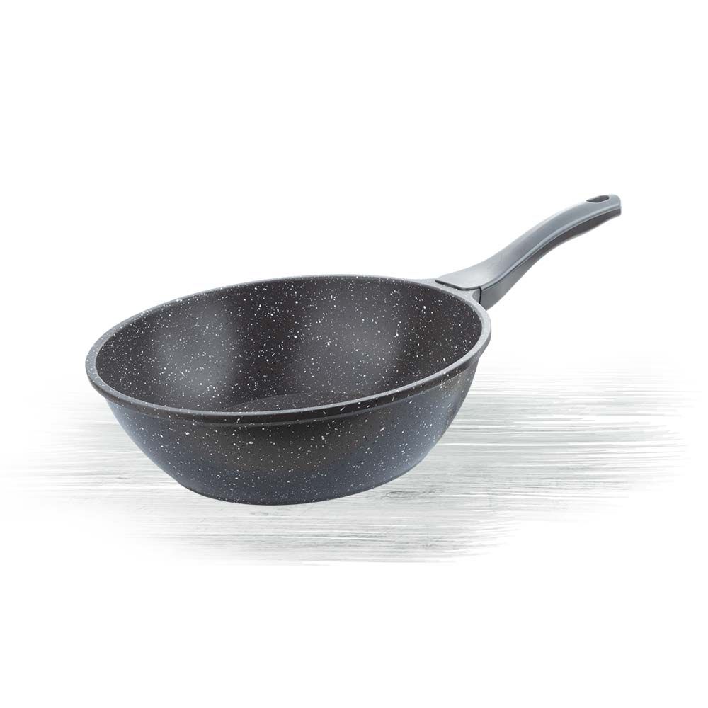 Thermo AD Granite Wok Pan 28 cm Gray