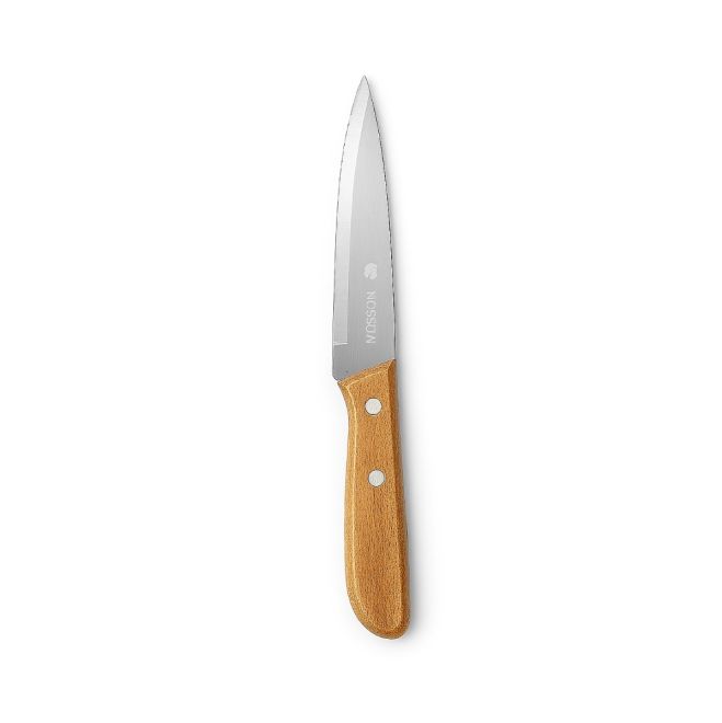Sharp knife with classic wooden handle 5 inch