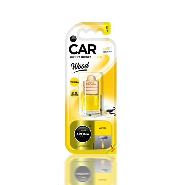 Aroma Car Air Freshener Wood New Car